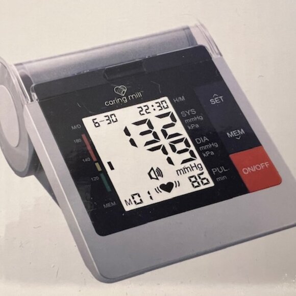 NEW - Digital Blood Pressure Monitor with large LED Display - Picture 1 of 4